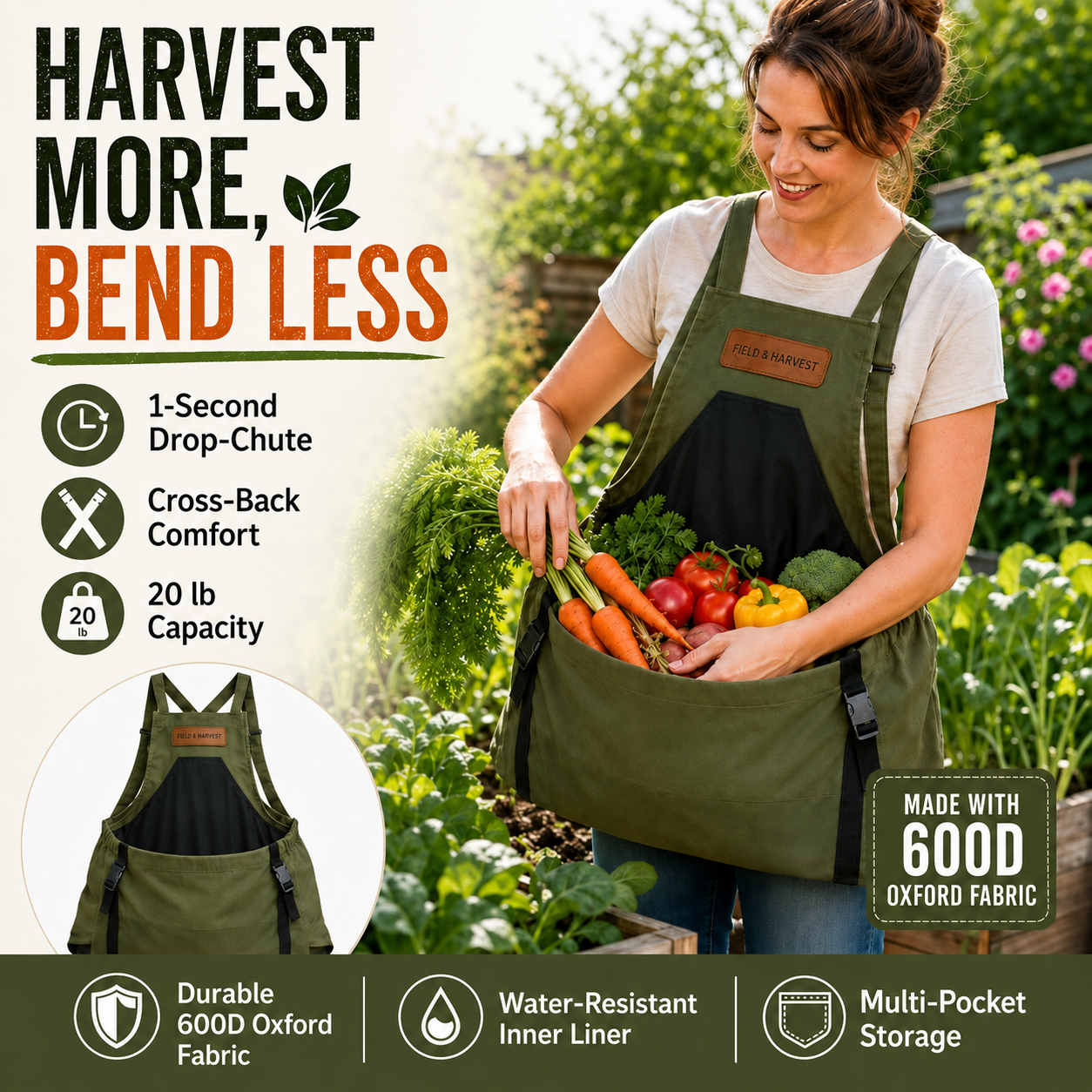 The MrGardenmate Carrier - 1-Second Harvest System