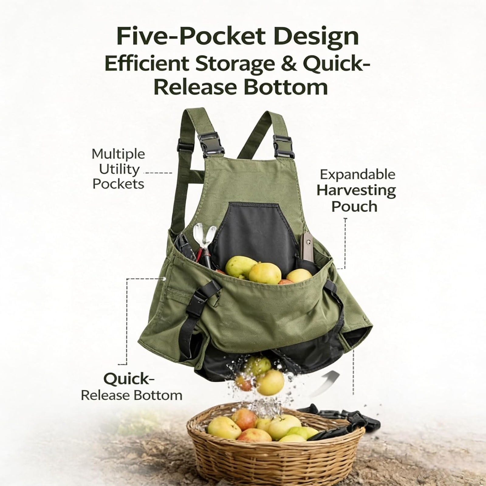 The MrGardenmate Carrier - 1-Second Harvest System